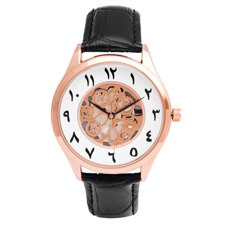 Quartz Wrist Watch with Arabic Numerals - Dazpy