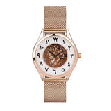 Quartz Wrist Watch with Arabic Numerals - Dazpy