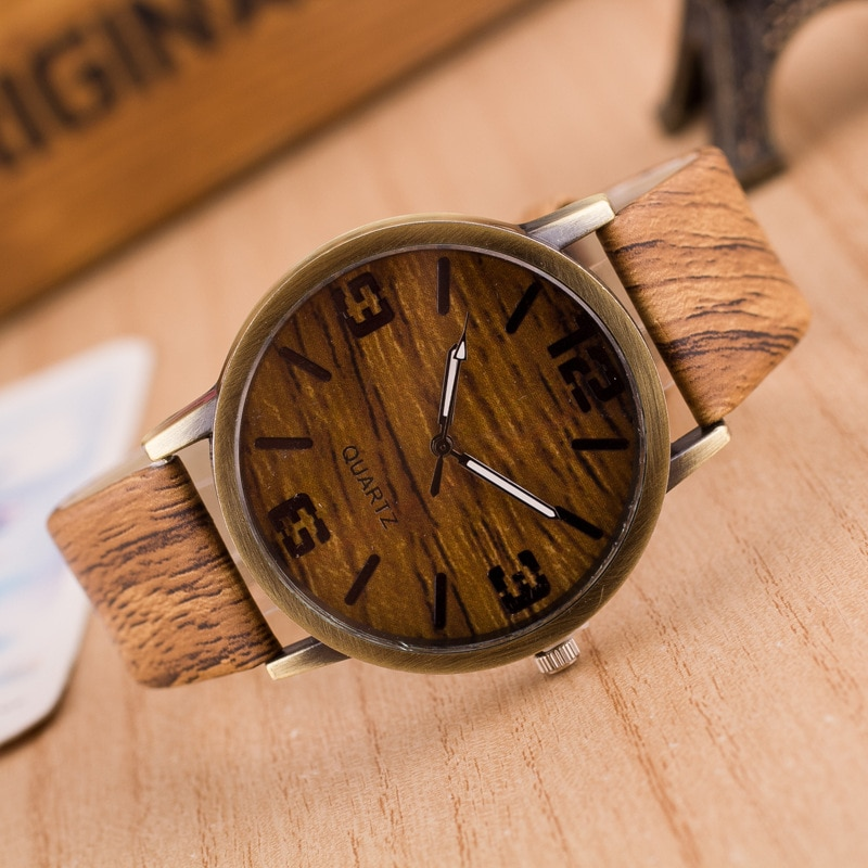 Men's Wood Quartz Watches - Dazpy