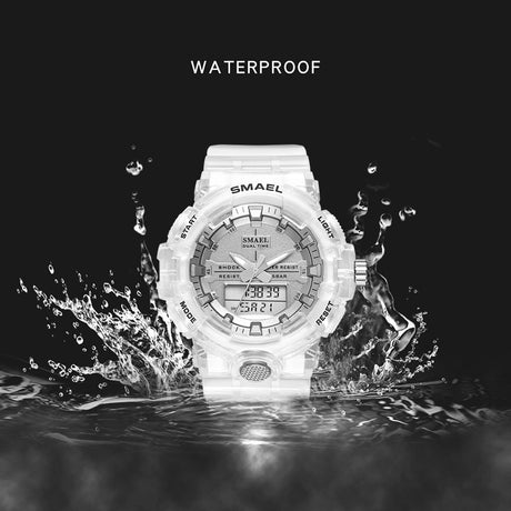 Women's 50M Waterproof Transparent Watches - Dazpy