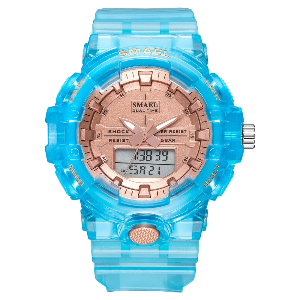 Women's 50M Waterproof Transparent Watches - Dazpy