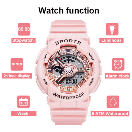 Women's Shockproof and Waterproof Sportrs Watches - Dazpy