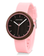 Women's Wooden Dial Sports Watch with Silicone Strap - Dazpy