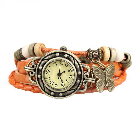 Women's Retro Style Multi-Layer Bracelet Watch - Dazpy
