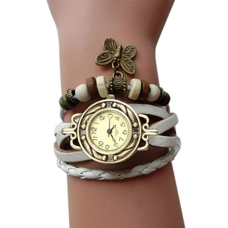 Women's Retro Style Multi-Layer Bracelet Watch - Dazpy