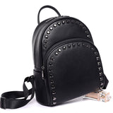 Women's Fashion Leather Casual All-match Backpack - Dazpy