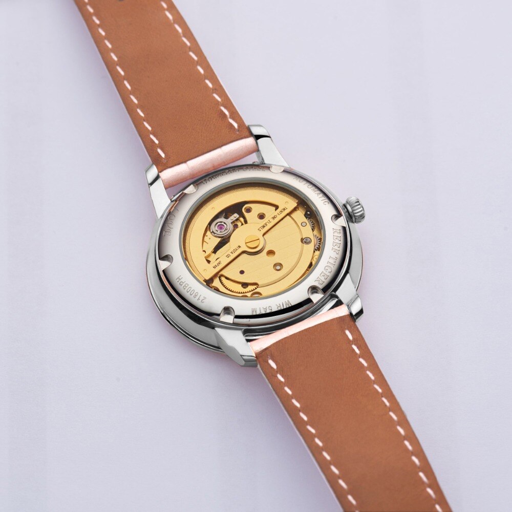 Women's Casual Automatic Watches with Leather Strap - Dazpy