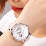 Women's Casual Automatic Watches with Leather Strap - Dazpy