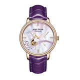 Women's Casual Automatic Watches with Leather Strap - Dazpy