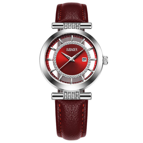 Transparent Dial and Leather Band Watches - Dazpy