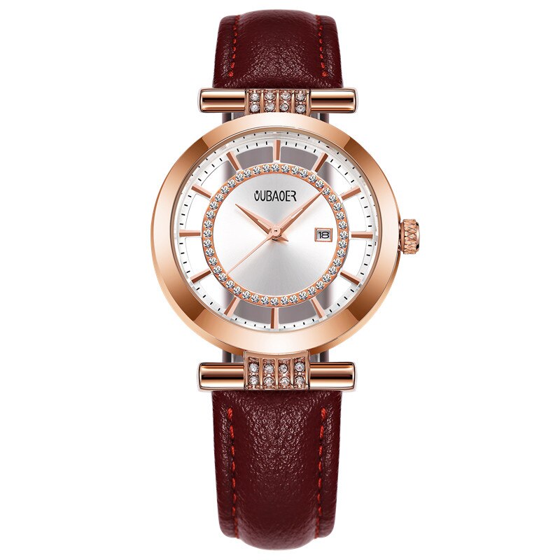 Transparent Dial and Leather Band Watches - Dazpy