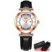 Transparent Dial and Leather Band Watches - Dazpy