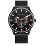 Men's Thin Stainless Steel Band Watches - Dazpy