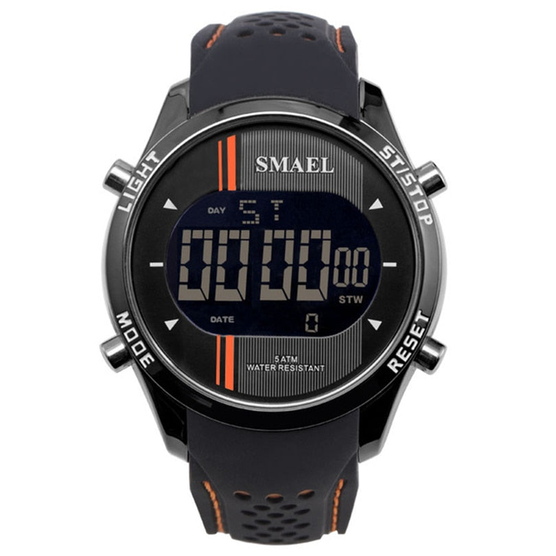 Men's Contrast Design LED Smart Watches - Dazpy