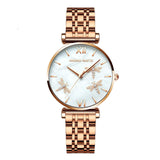 Women's Pearl Dragonfly Decorated Watch - Dazpy