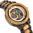 Men's Wooden Automatic Mechanical Watch - Dazpy