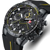 Men's Waterproof Sport Style Quartz Watch - Dazpy