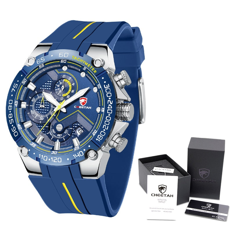 Men's Waterproof Sport Style Quartz Watch - Dazpy