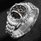 Men's Stainless Steel Tactical Watches - Dazpy