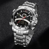 Men's Stainless Steel Tactical Watches - Dazpy