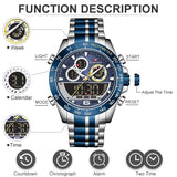 Men's Stainless Steel Racer Watches - Dazpy