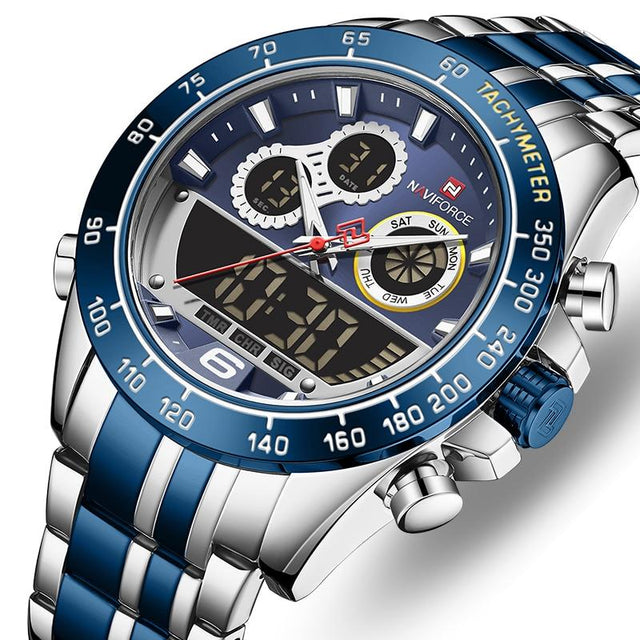 Men's Stainless Steel Racer Watches - Dazpy