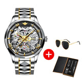 Men's Automatic Mechanical Skeleton Watch - Dazpy