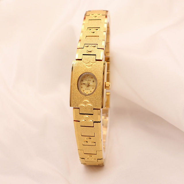 Women's Sand Gold Style Bracelet Watch - Dazpy