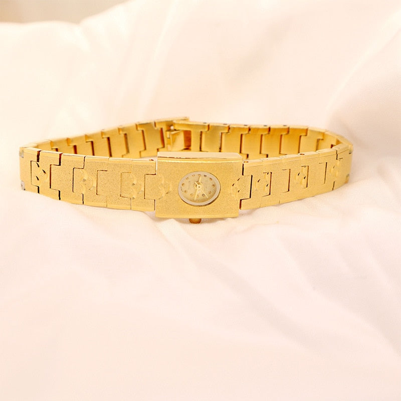 Women's Sand Gold Style Bracelet Watch - Dazpy