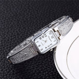 Women's Patterned Stainless Steel Bracelet Watch - Dazpy