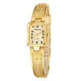 Women's Patterned Stainless Steel Bracelet Watch - Dazpy