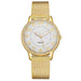 Women's Crystal Patterned Watch with Mesh Band - Dazpy