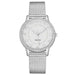 Women's Crystal Patterned Watch with Mesh Band - Dazpy