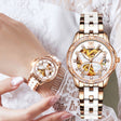 Women's Butterfly Dial Mechanical Watch - Dazpy