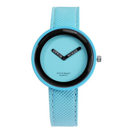 Colorful Watch with Leather Band - Dazpy