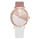 Women's Watch with Leather Band - Dazpy