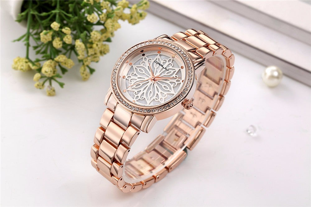 Luxury Fashion Rhinestone Watch - Dazpy