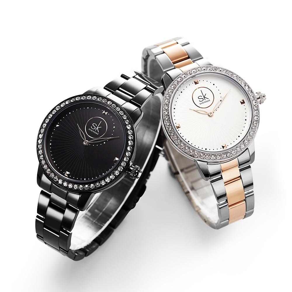 Women's Crystal Dial Quartz Watches - Dazpy