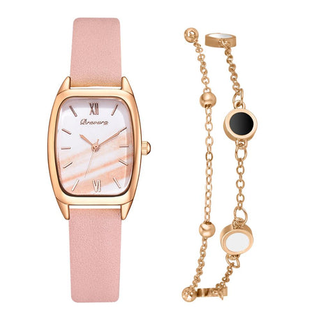 Women's Shell Dial Watch with Bracelet - Dazpy