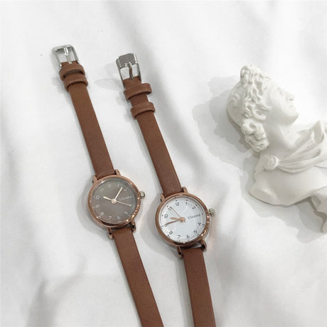 Women's Small Round Dial Watch - Dazpy