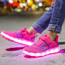 Flying Knit Children's Sports Shoes Coconut Children's Shoes