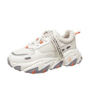Color block sports shoes