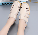 Handmade Vintage Leather Sandals Comfortable Soft Sole Mom Shoes