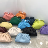 Fashion One-shoulder Messenger Hand-made Dumpling Bag Female - Dazpy