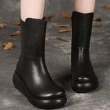 New Retro Women's Heightened Thick-soled Ankle Boots - Dazpy