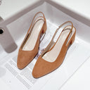 Summer New Student Korean Version All-match Chunky Heel Shoes
