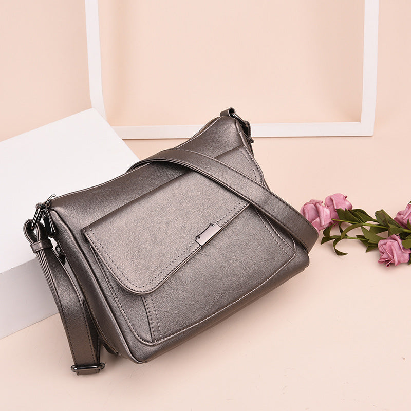 Small Bag Middle-aged Mother Bag Shoulder Messenger Bag - Dazpy