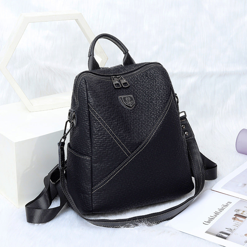 Korean Style Leather Fashion Handbags With Personality And Versatile Travel - Dazpy