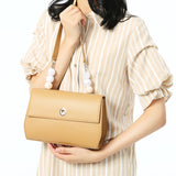 Leather Commuter Versatile One Shoulder Handheld Underarm Bag - Dazpy