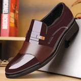 Set of Black Casual Leather Shoes - Stylish and Comfortable for Everyday Wear - Dazpy